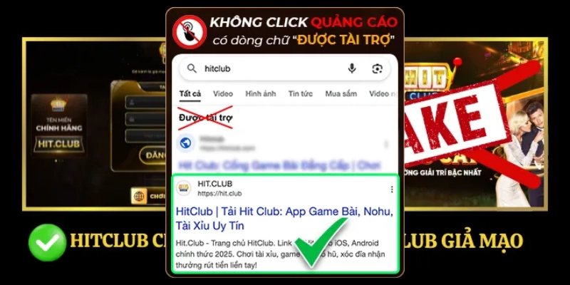 HITCLUB CẢNH BÁO: BẢO VỆ TÀI SẢN KHI CHƠI GAME 1 Can Than Khi Nhap Vao Link